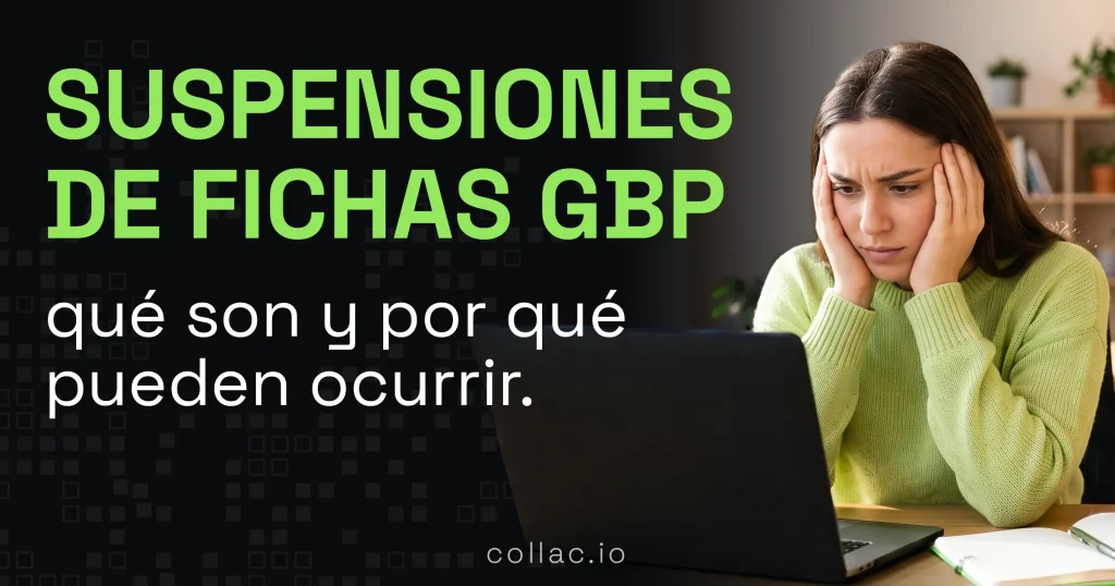Suspensiones de fichas en Google Business Profile
